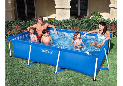 28272 Каркасный бассейн Intex Rectangular Frame Pool, 300х200х75см