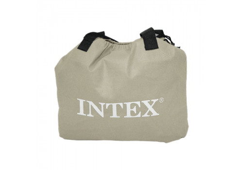 Кровать надувная односпальная со встроенным насосом 220В 99х191х46см Intex 64456