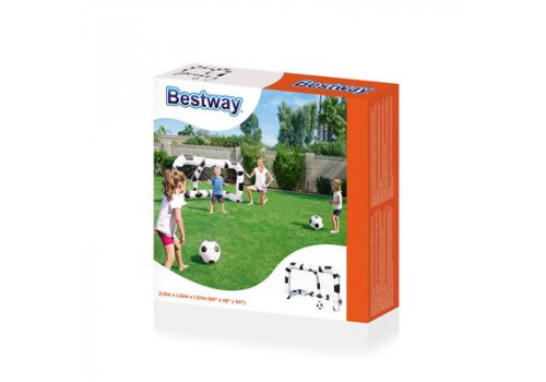 52058 Футбольные ворота Bestway + 2 мяча (213х117х125 см)