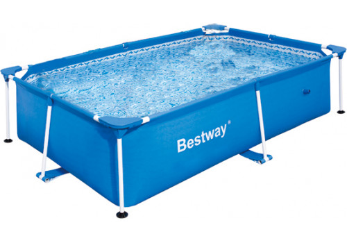 56041 Каркасный бассейн прямоугольный BestWay, 239х150х58см