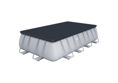 56671 Каркасный бассейн прямоугольный Bestway Rectangular Frame 4,88х2,44х1,22м