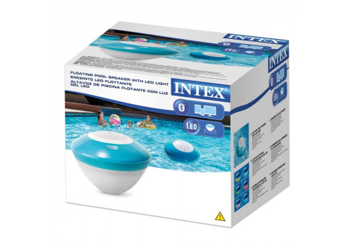 Intex 28625 Плавающая музыкальная Bluetooth-колонка с LED-подсветкой