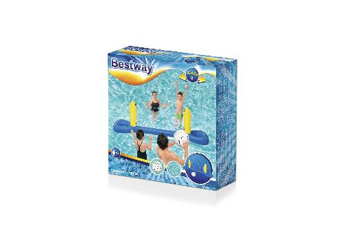 BestWay 52133 Набор для игры на воде Волейбол 244х64см, сетка и мяч