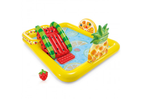 57158 Intex Игровой центр-бассейн Фрукты с шариками 244х191х91см