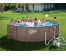 Р20-1248-S Каркасный бассейн круглый 366х122см Summer Escapes, фильтр-насос песчаный 4100 л/ч